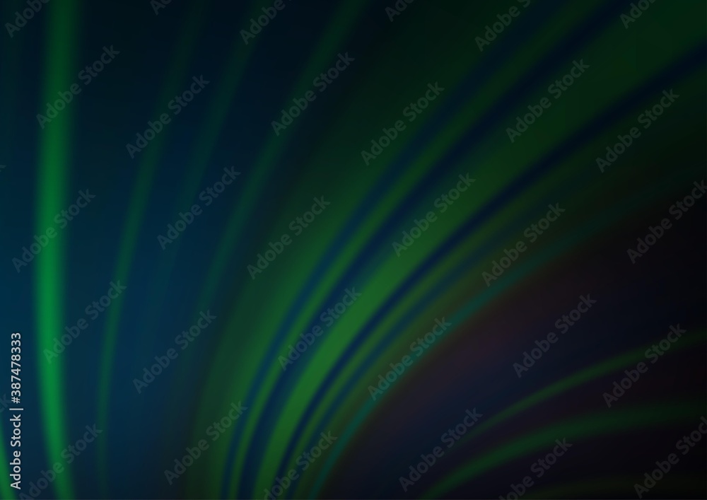 Dark Green vector abstract template. Dark Green vector abstract template.