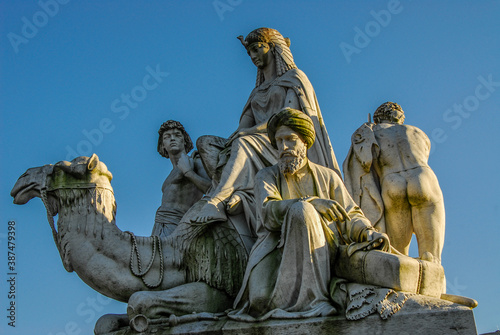 Africa group  Prince Albert Memorial  Kensington Gardens  London