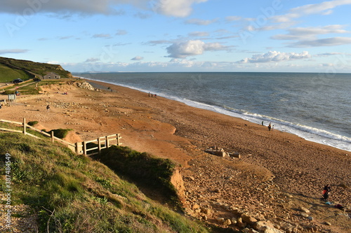Bild auf Leinwand Hazy summer days are a bliss at Hive beach winters day can be equally rewarding