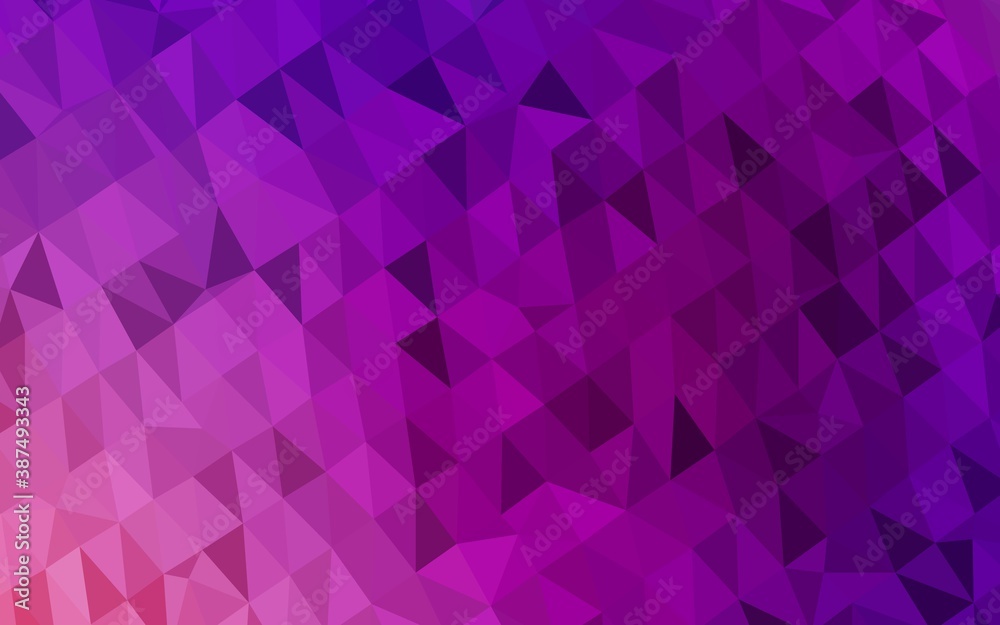 Light Purple vector polygon abstract background. Light Purple vector polygon abstract background.