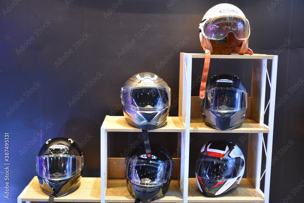 helmet with lcd display in stock