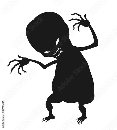 Creative design of dark monster