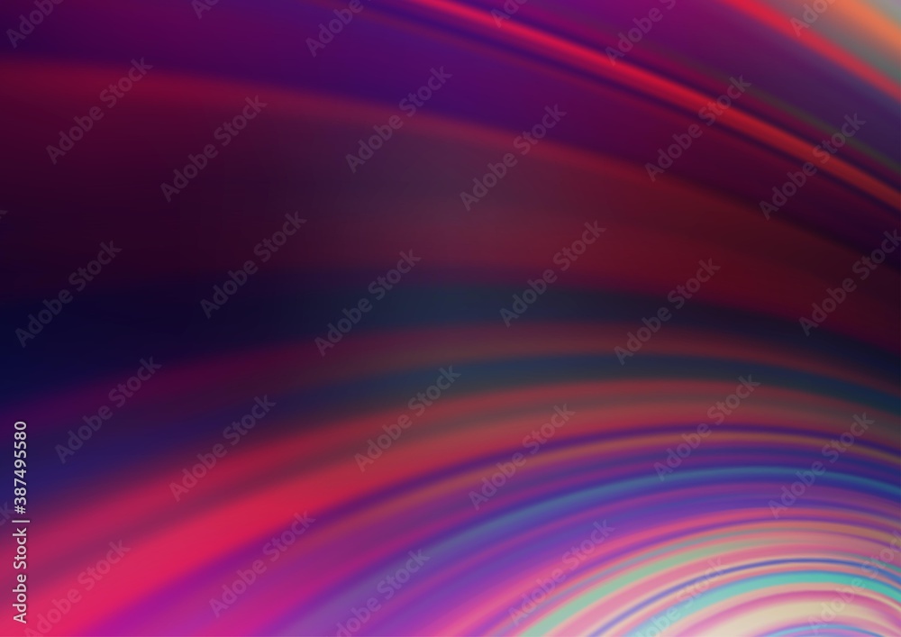 Obraz premium Dark Purple, Pink vector abstract bokeh pattern.