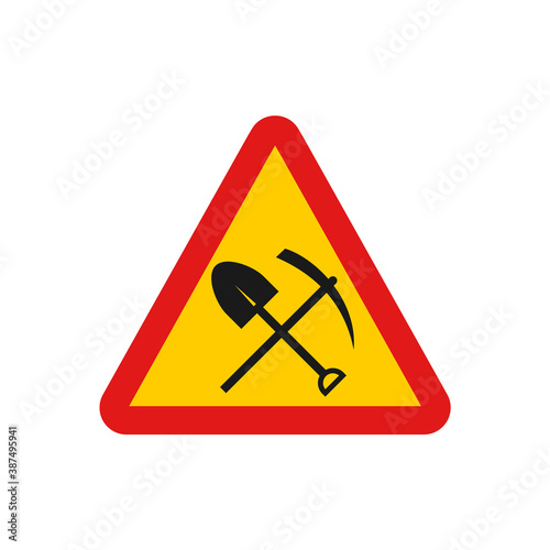 Mine tool sign