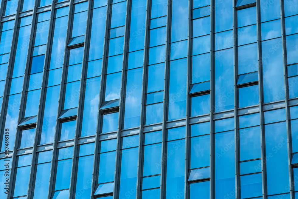 Abstract building. blue glass wall of skyscraper. Abstract building. blue glass wall of skyscraper.