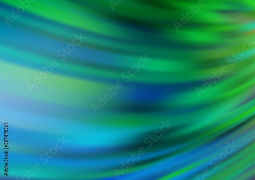 Light Blue, Green vector bokeh pattern.