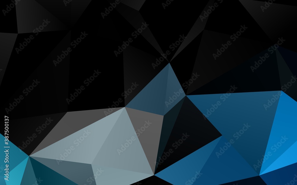 Light BLUE vector abstract polygonal texture. Light BLUE vector abstract polygonal texture.