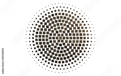 Light Black vector pattern in square style.