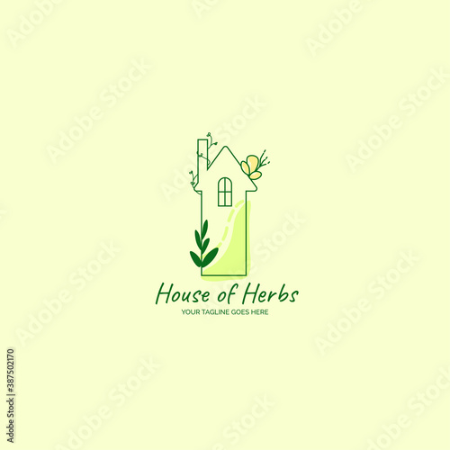 Simple House of Herbs  Logo 