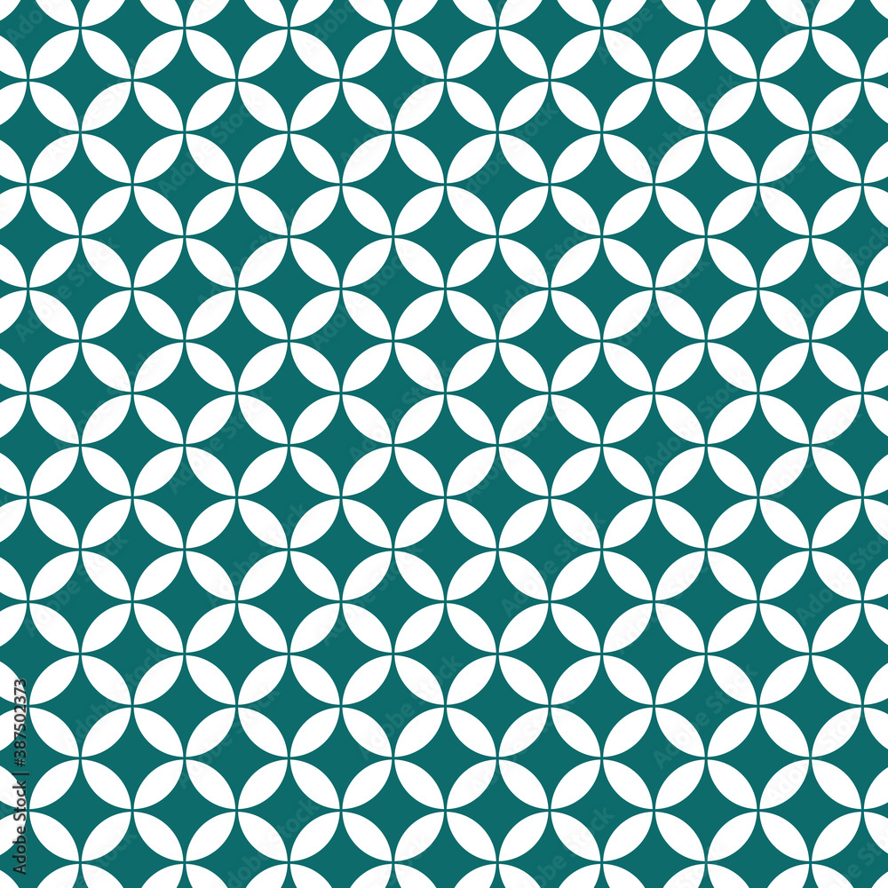 Naklejka premium 花七宝模様 dp14 