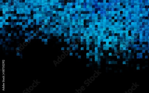 Dark BLUE vector layout with lines, rectangles.