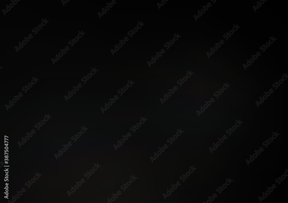 Dark Black vector abstract bright background.