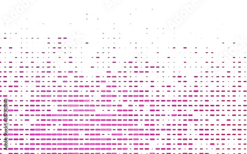 Light Pink vector cover with long lines.