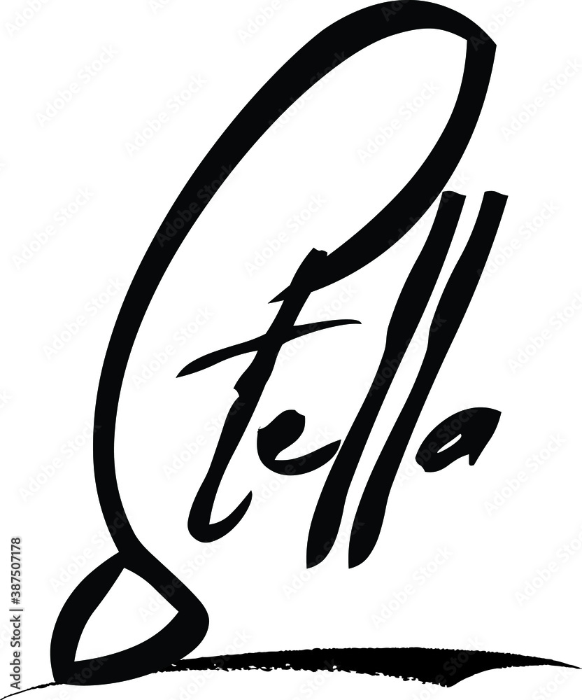 Stylish Name, white cursive letter a, letter a, HD phone wallpaper
