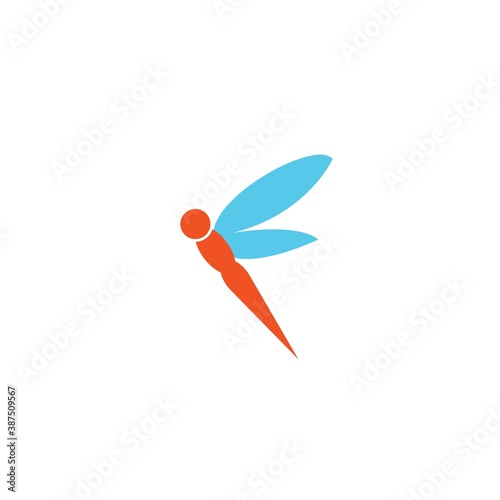 Dragonfly logo template