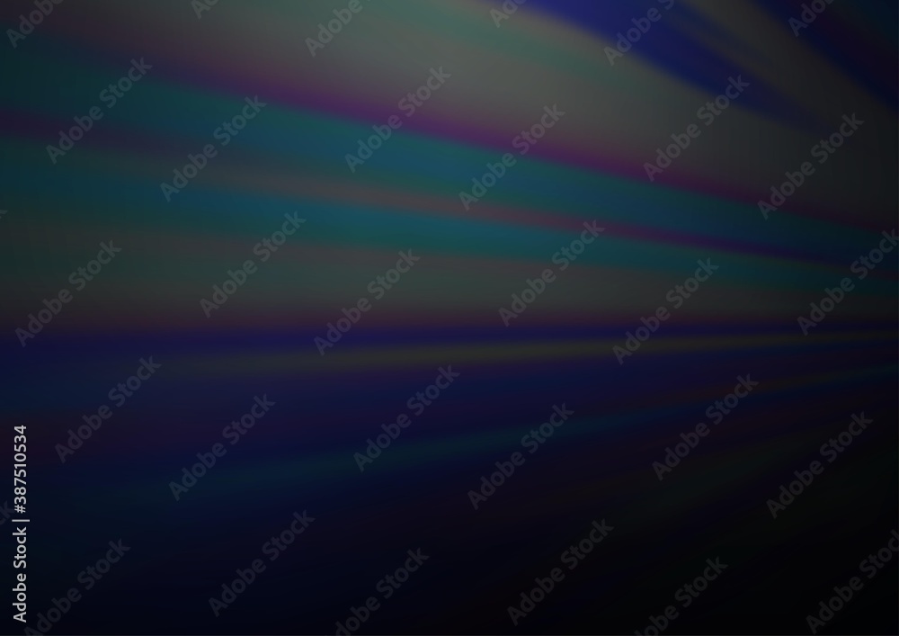 Dark BLUE vector glossy abstract background.