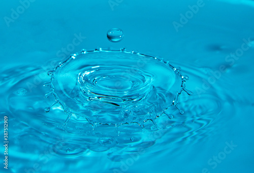 Abstract background of splash of color water, collision of colored drops, the concept art with abstract effect