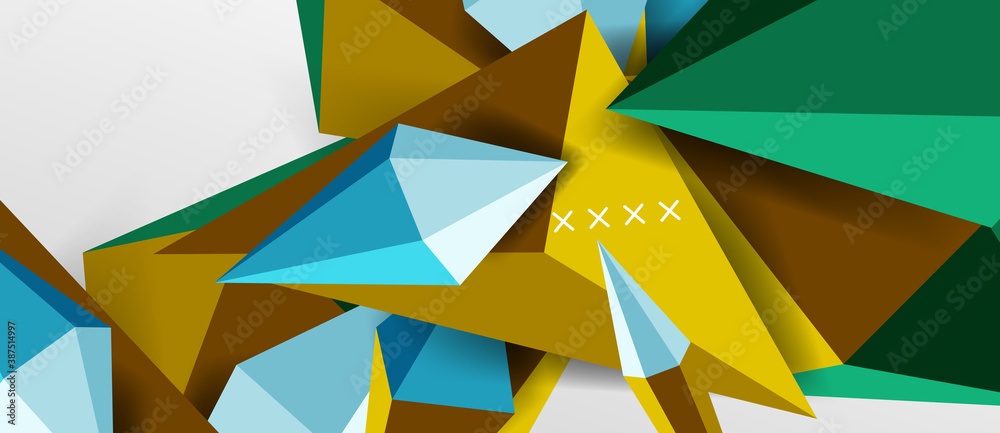3d low poly abstract shape background vector illustration 3d low poly abstract shape background vector illustration