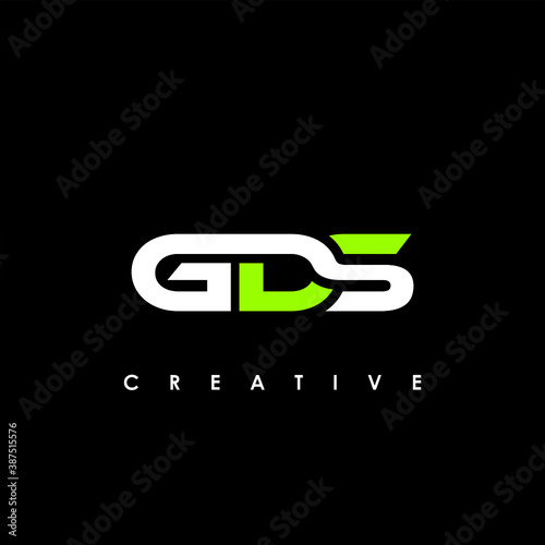 GDS Letter Initial Logo Design Template Vector Illustration photo