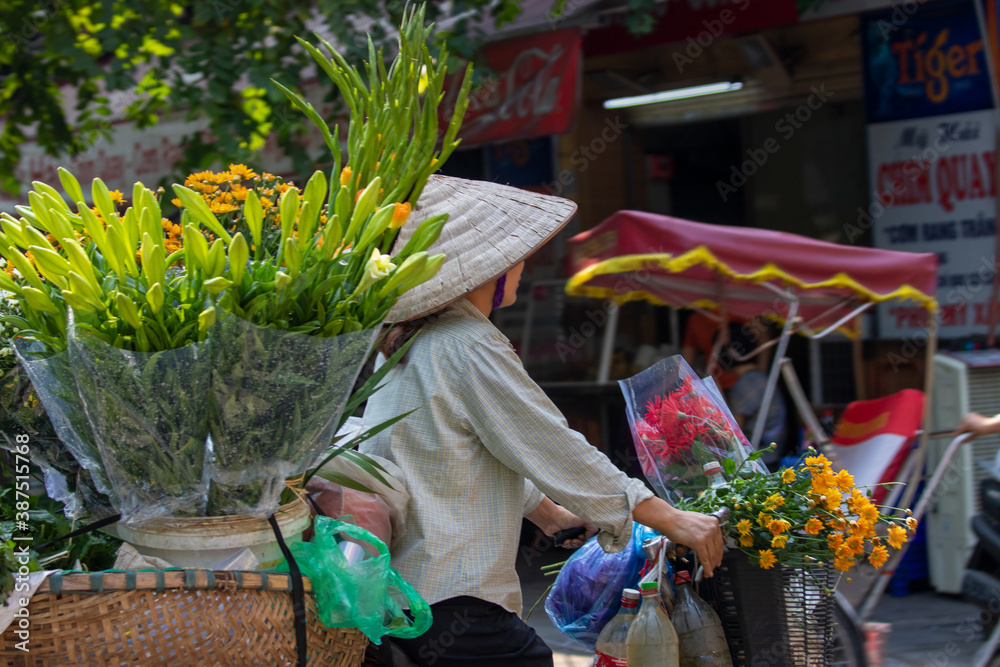 Obraz premium streetlife Vietnam food, cooking, eating healthy