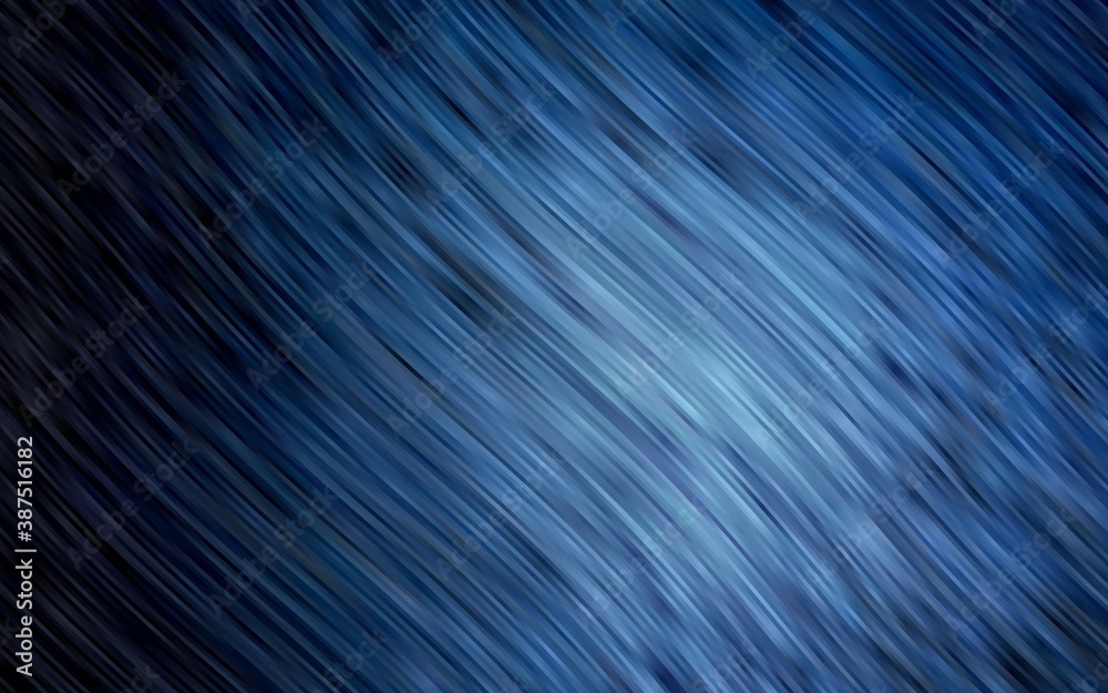 Dark BLUE vector backdrop with bent lines. Dark BLUE vector backdrop with bent lines.