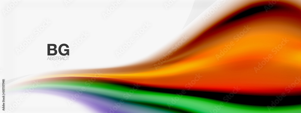 Abstract Background. Smooth flowing lines, blurred waves, rainbow color style stripes. Vector illustrations for covers, banners, flyers and posters and other Abstract Background. Smooth flowing lines, blurred waves, rainbow color style stripes. Vector illustrations for covers, banners, flyers and posters and other