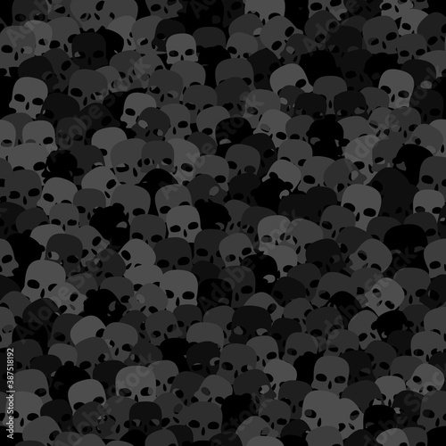 Halloween seamless pattern. Design elements for halloween party poster