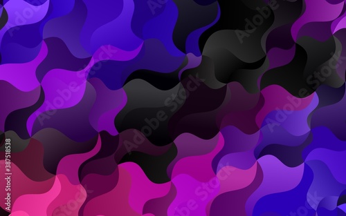 Light Purple vector backdrop with bent lines.