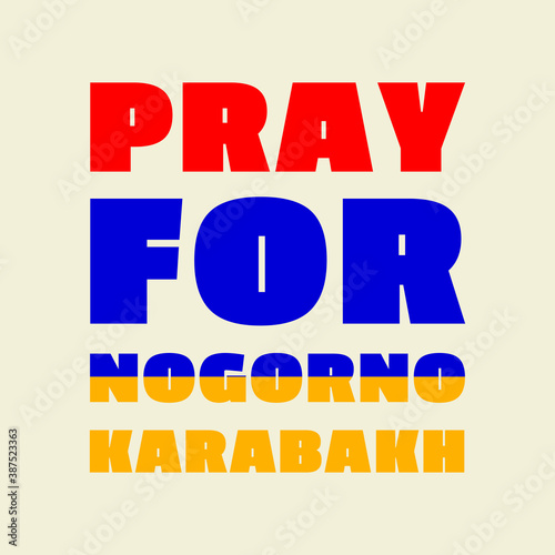 pray for armenia, artsakh, nogorno karabakh war vector illustration. armenia flag from massive explosion. design for humanity, peace, donations, charity and anti-war