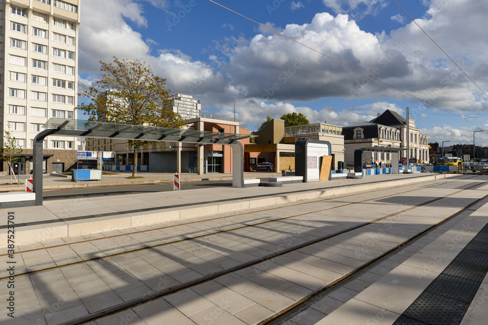 Travaux, Tram, Choisy le Roi, 94, Val de Marne Travaux, Tram, Choisy le Roi, 94, Val de Marne