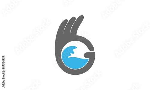 Good water illustration vector design