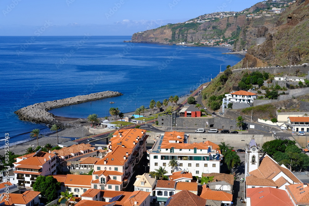 Ribeira Brava seafront, Madeira Island, Portugal