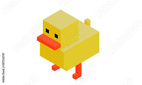 ブロックのアヒル