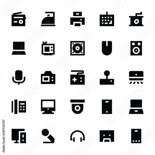 
Electronics and Devices Vector Icons 4
