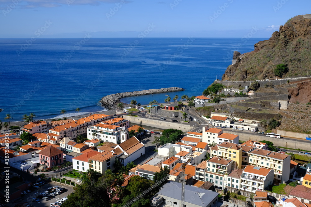 Ribeira Brava panorama, Madeira Island, Portugal