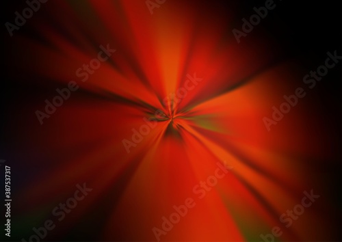 Dark Orange vector abstract blurred pattern.