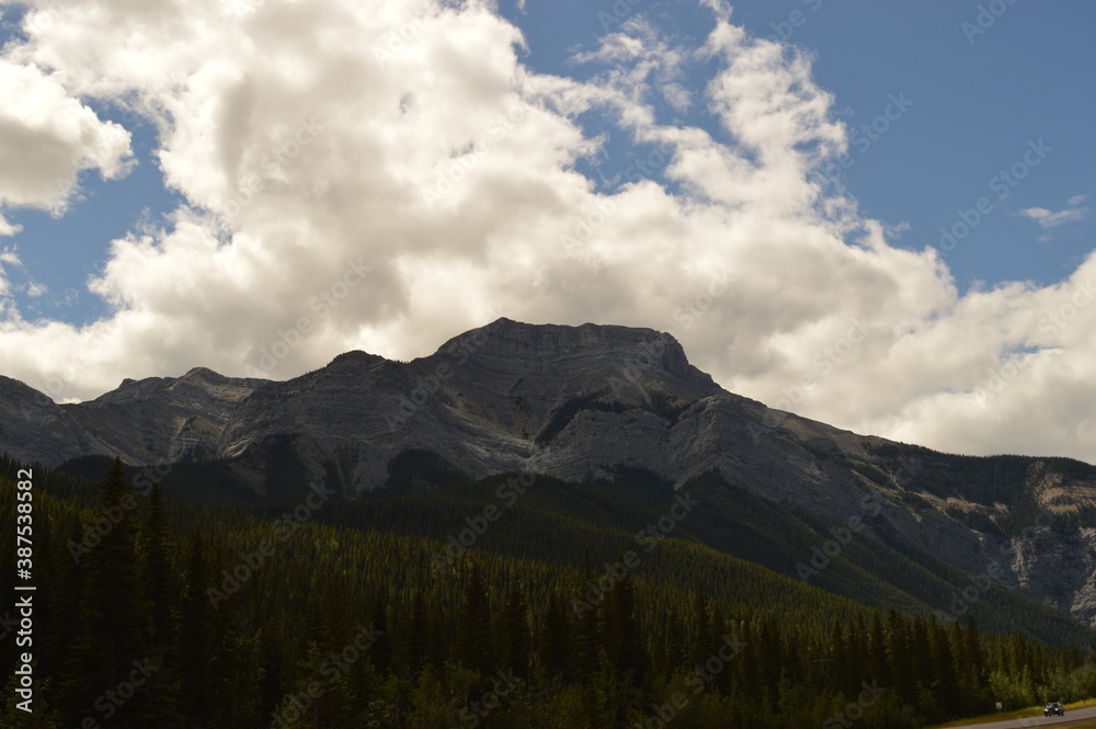Road tripping in the Rocky Mountains of Alberta, Canada