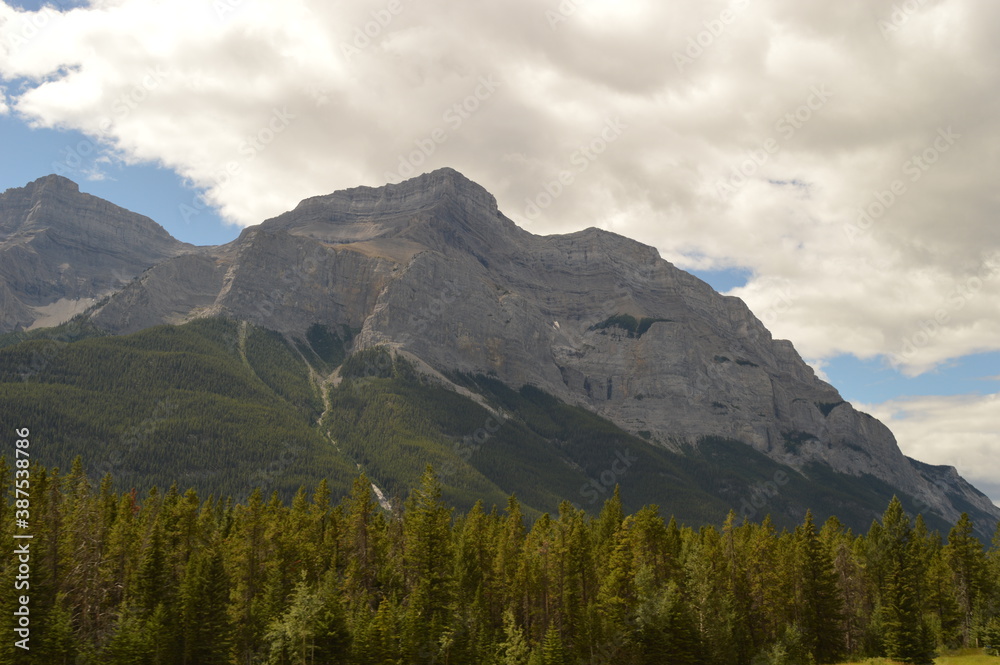 Hiking, climbing and camping in the Mount Assiniboine National Park in the Rocky Mountains between Alberta and British Columbia, Canada