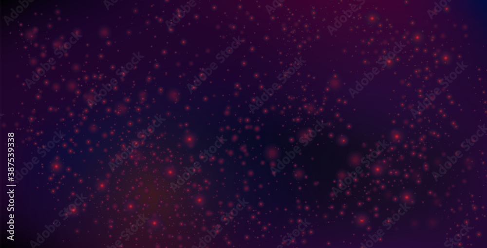 Fototapeta premium Space. Space background. Stars and galaxies. Night sky. Universe, black background, gradient. Vector