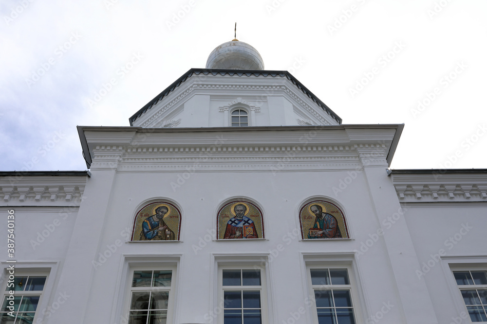 White orthodox church