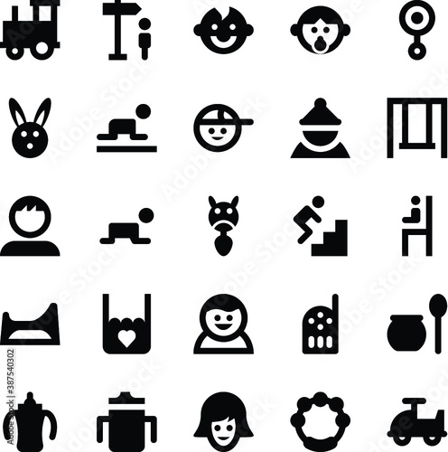 
Baby and Kids Vector Icons 4
