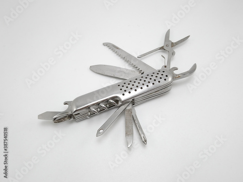 Stainless steel multi purpose pocket knife