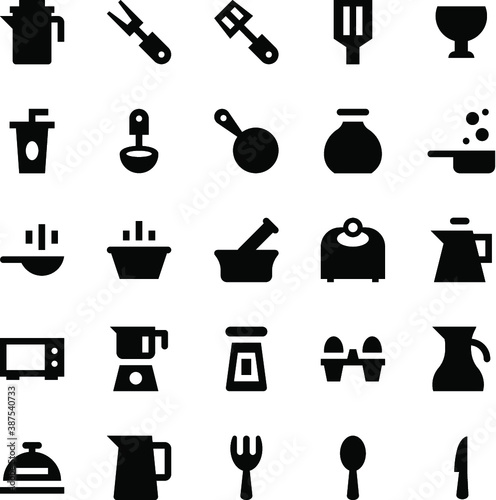 
Kitchen Utensils Vector Icons 6
