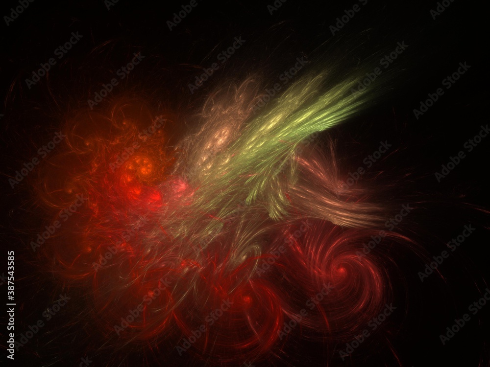 Imaginatory fractal background Image