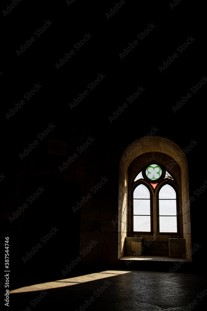 Window from main room Castle tower, in Beja. Window from main room Castle tower, in Beja.