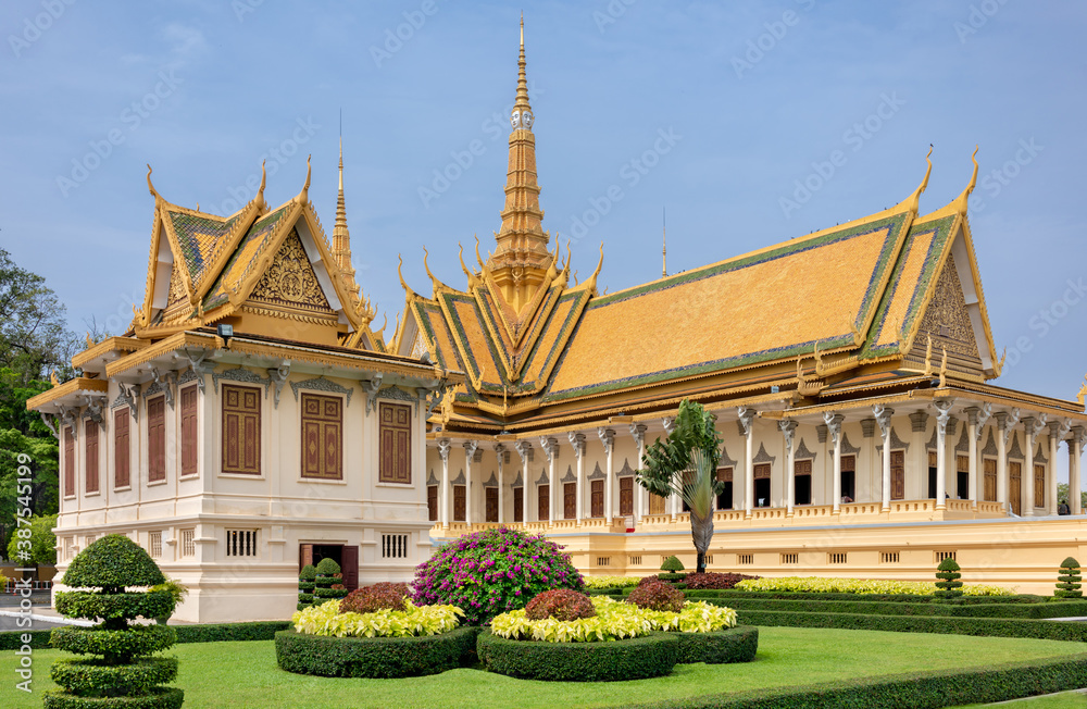 The Royal Palace in Phnom Penh, Cambodia.