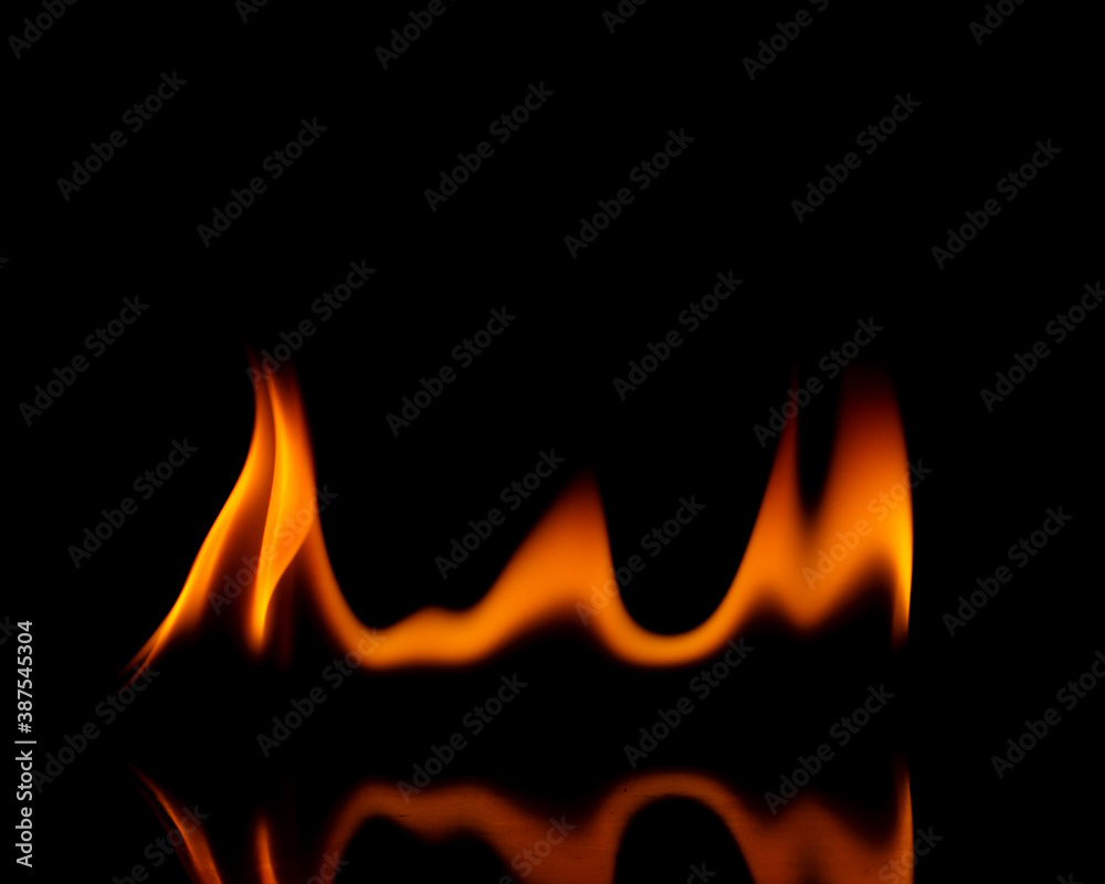 Fire flames