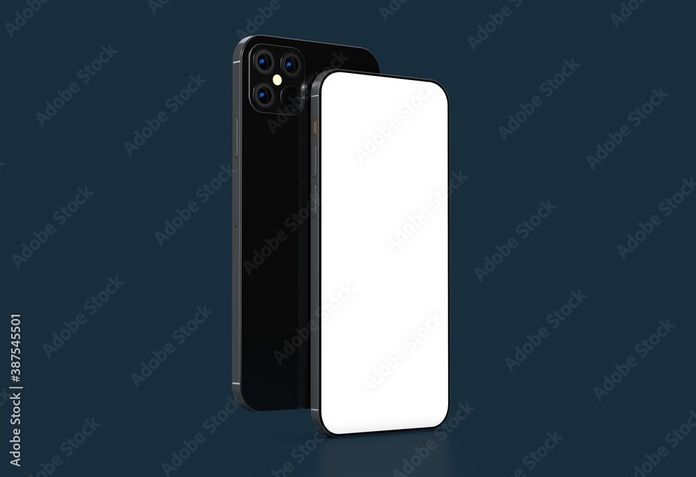 a digital smartphone device mobile phone 3d isolated a digital smartphone device mobile phone 3d isolated