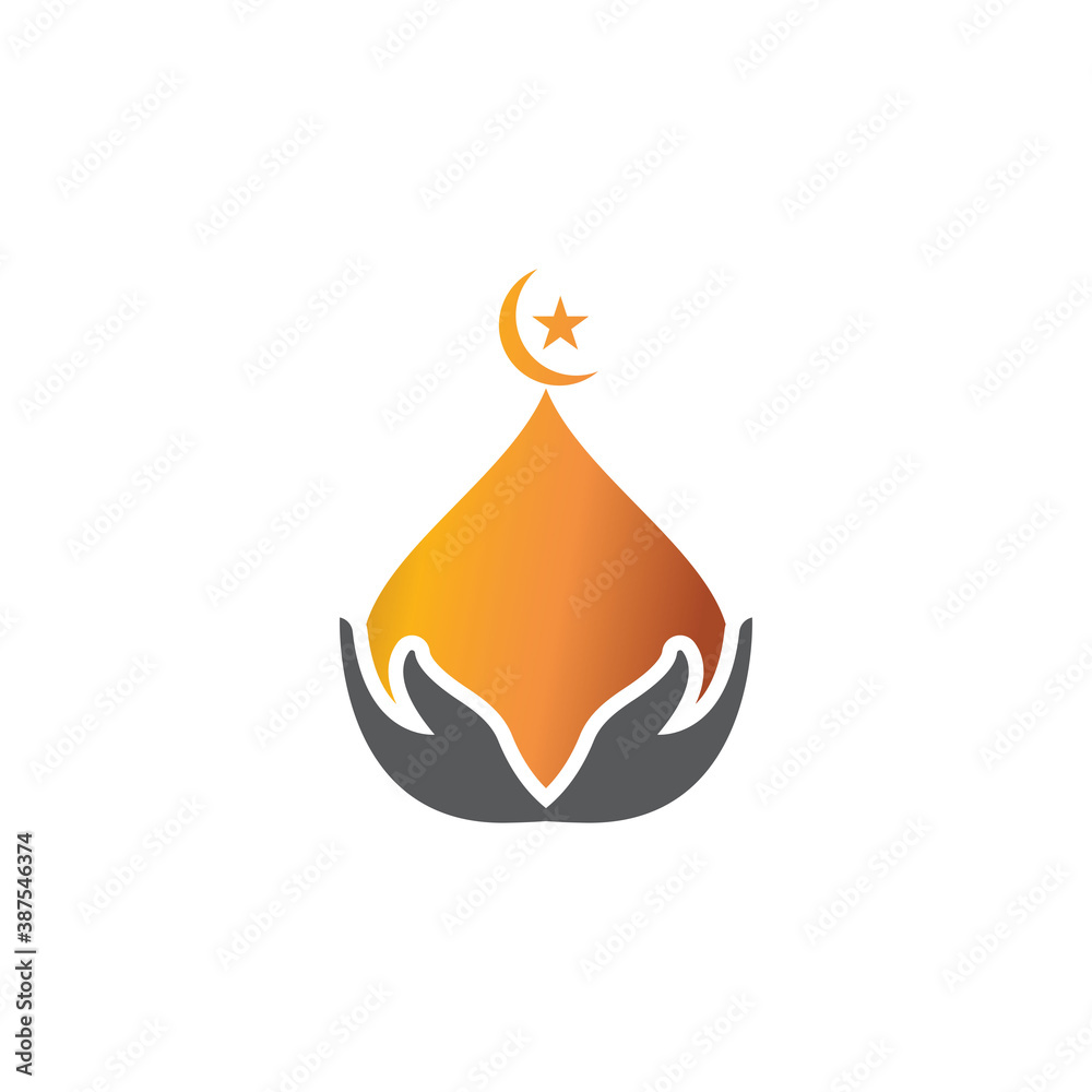 Mosque Logo Template vector symbol Mosque Logo Template vector symbol