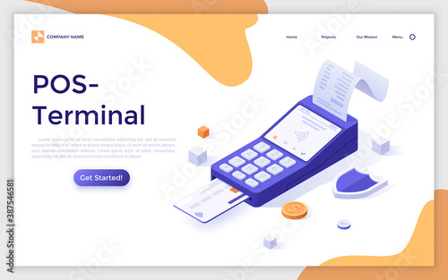 Isometric Vector Landing Page